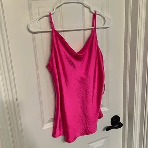 Size XS Skies are Blue camisole tank drape neck PINK